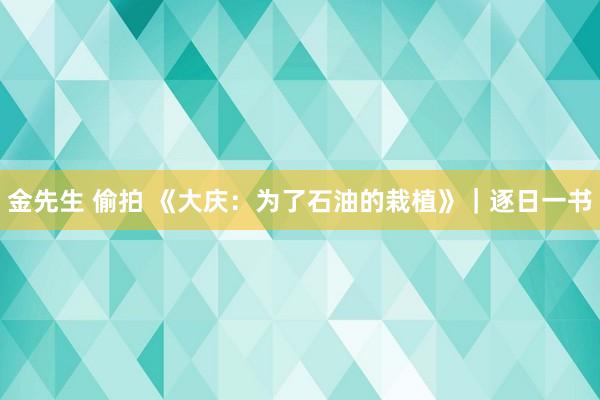 金先生 偷拍 《大庆：为了石油的栽植》｜逐日一书